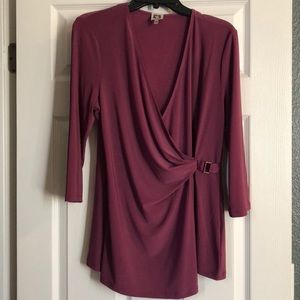 Wrap blouse Anne Klein NWOT
